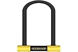 Onguard Smart Alarm U-Lock - Antirrobo para adulto, unisex, color negro y amarillo, 124 x 208 mm – 16 mm