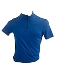 Maillot Ciclismo Manga Corta, Camiseta Deportiva Ciclista Manga Corta, Ropa Verano Ciclistas. Modelos unisex. (S, AZUL)