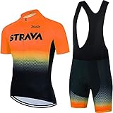 Wanty Ropa de Ciclismo para Hombre Maillot MTB Manga Corta + Culottes Bici 19D Gel Equipos Conjunto Ciclismo Verano Team Pro