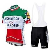 Maillot Ciclismo Hombre Ropa Verano Orbea Conjunto Mallot y Culot Completo Camiseta + Pantalones Cortos 19D Gel Acolchado (L)