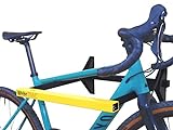 bikeTRAP - Soporte portabicicletas de pared para colgar hasta 2 bicicletas y candado antirrobo de alta seguridad. Gancho de pared ideal para almacenaje en el garaje, patio, trastero, etc. Guarda y protege con comodidad tu bici sea cual sea su forma y peso.