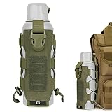 nain Portador de Botellas de Agua, Soporte para Botella de Agua Ajustable, Estuche portabotellas Deportivo para Fitness, Escalada, Ciclismo, Camping, Senderismo