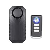 Mengshen Alarma de Bicicleta - Antirrobo para Bici Moto Coche Vehículos con Control Remoto, 113 db Súper Fuerte