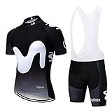 Moxilyn Ropa Ciclismo Hombre Traje de Bicicleta Ciclismo Conjunto para Verano Maillot Ciclismo Hombre+9D Gel Culotte Ciclismo