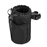 Soporte para vasos de motocicleta, 600D Oxford tela para bebidas hasta 30 onzas. con clip de cocodrilo para motocicleta, scooter, barco marino, kayak, bicicleta, silla de ruedas, caminante, caravana,