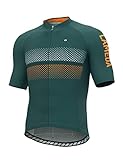 LAMEDA Maillot Ciclismo Hombre Verano Ropa Ciclista Hombre Poliéster 100% Transpirable （RY Azul-M