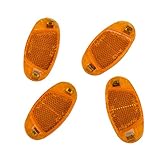 Fischer Adultos Reflector radios STVZO 4 x, Naranja, One Size