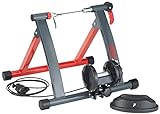 FITFIU Fitness ROB-10 - Rodillo Bicicleta plegable para entrenamiento indoor, con regulador de resistencia 6 niveles y soporte rueda, rodillo bici compatible con ruedas de 26’’ a 29’’