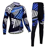 Ropa De Ciclismo De Manga Larga, Traje De Ciclismo Transpirable, Ropa Profesional De Bicicleta Ajustada, Adecuada para Hombres Y Mujeres En Otoño. (16,XL)