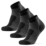 DANISH ENDURANCE Hiking Low-Cut Socks, 3 Pack (Negro, 39-42)