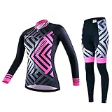 SKYSPER Ciclismo Maillot Mujer Jersey Pantalones Cortos Culote Mangas Cortas de Ciclismo Conjunto de Ropa Maillot Transpirable para Deportes al Aire Libre Ciclo Bicicleta