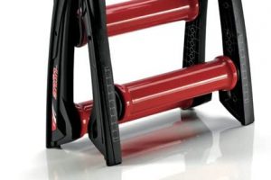Elite Arion - Rodillo de ciclismo, color rojo y negro