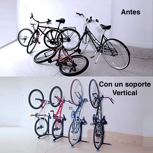 Organiza tu espacio y cuida tus bicicletas con estos soportes verticales