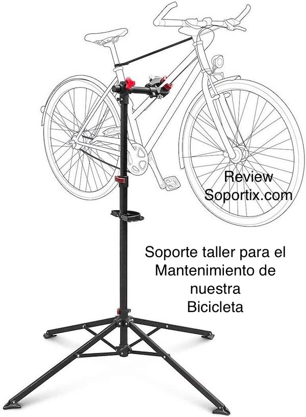 Relaxdays - Soporte taller para bicicletas 