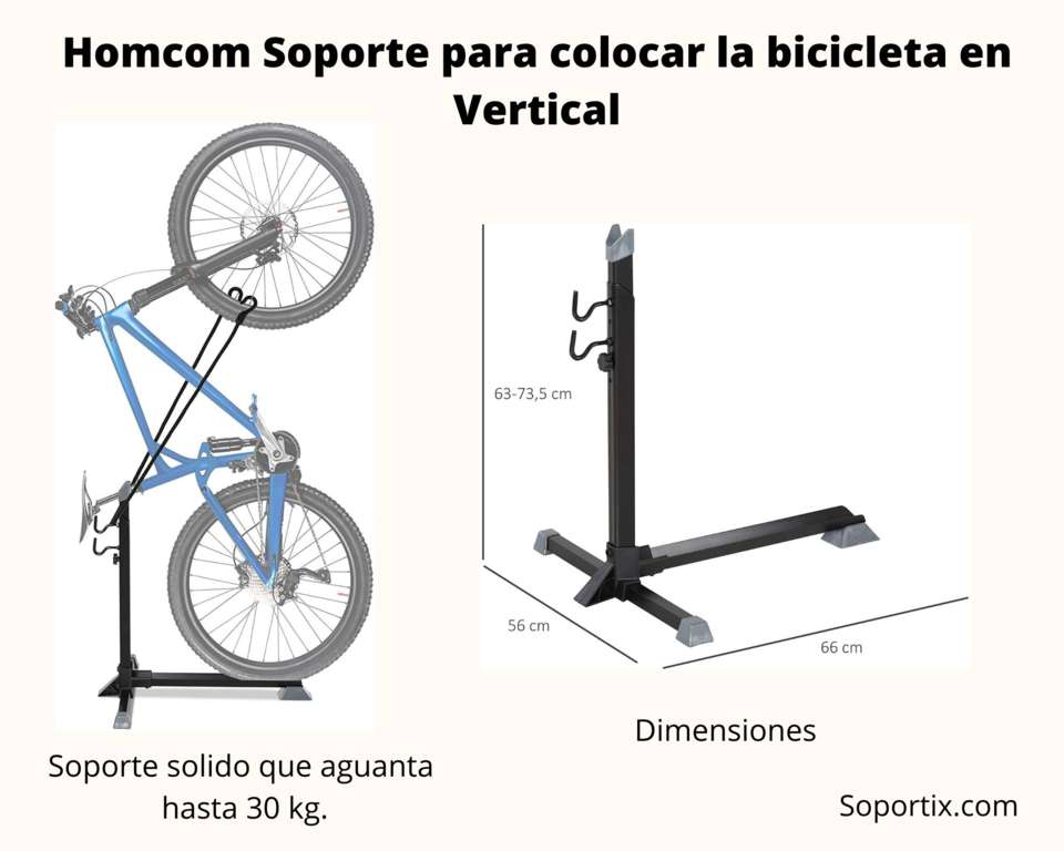 Homcom Soporte para colocar la bicicleta en Vertical 1 960 768