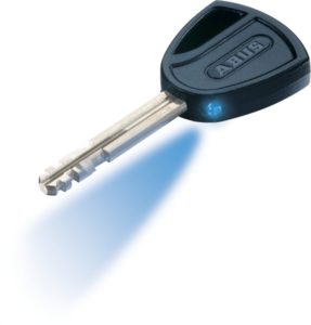 Abus Granit XPlus 540 U lock con dos llaves y una de ellas con luz